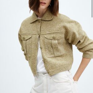 Mango - Pocket Knit Jacket